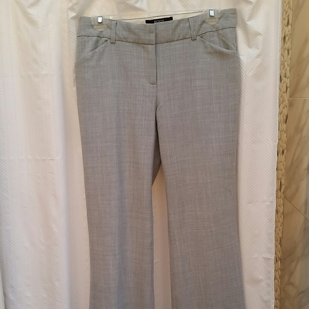 Body by Victoria Light Gray Dress Pants Size 4